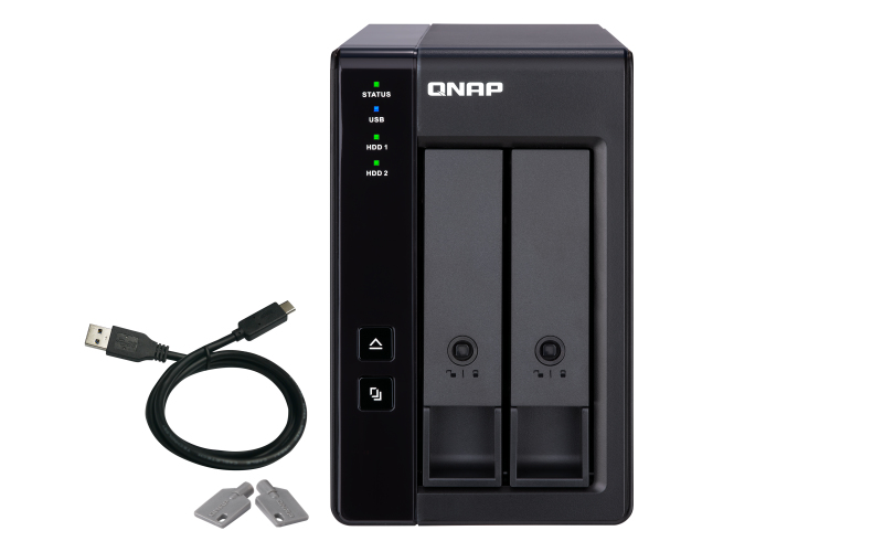 QNAP TR-002  2 Bay NAS Servers Storage Expansion for QNAP