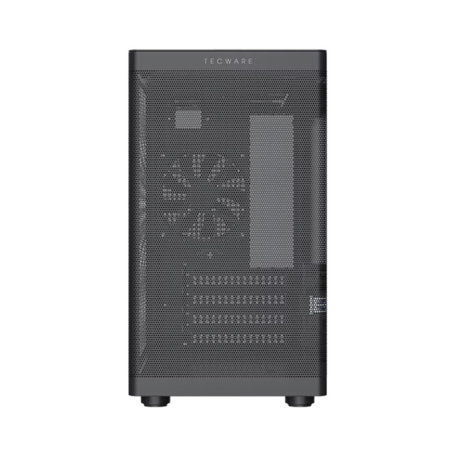 Tecware Fusion 3 High Airflow SFF Micro-ATX Mesh Gaming PC Case - Black