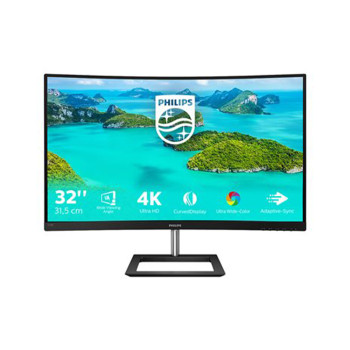 Philips E-Line 328E1CA 31.5" 4K Ultra HD VA 60Hz 4ms Curved Monitor with Speaker