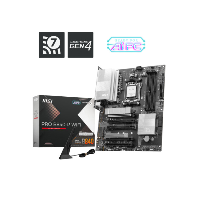 MSI PRO B840-P WIFI ATX DDR5 AMD Socket AM5 Motherboard