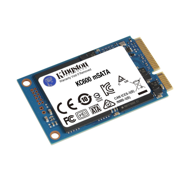 Kingston KC600 512GB mSATA Serial ATA III SSD - SKC600MS/512G