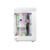 GameMax Hype ATX RGB Tempered Glass Mid Tower Gaming PC Case - White