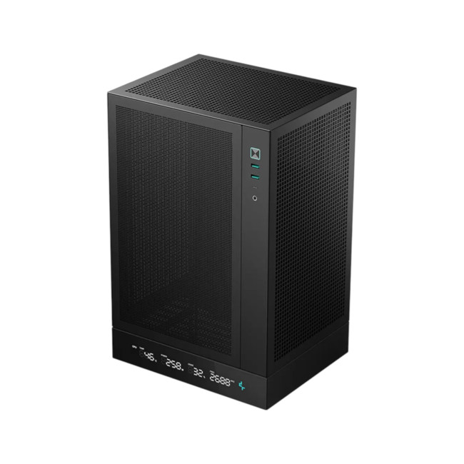 DeepCool CH170 Digital SFF Mini-ITX Gaming PC Case - Black