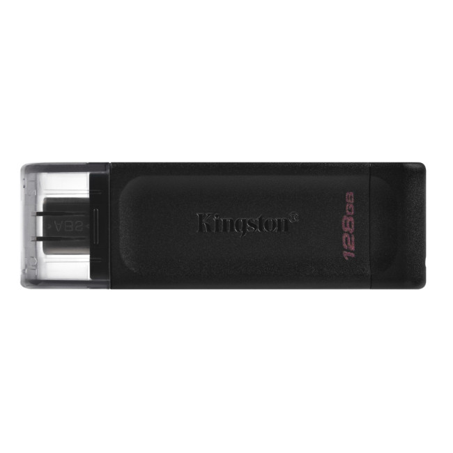 USB Stick Kingston Technology 128GB USB Flash Drive DataTraveler 70 USB-C 3.2 - Black