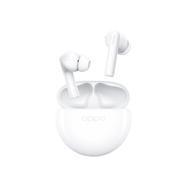 OPPO ENCO Buds2 10 mm Large Titanium Driver Enco Live Stereo Sound Effect White
