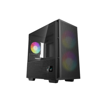 DeepCool CH360 DIGITAL Micro ATX Tempered Glass Gaming PC Case