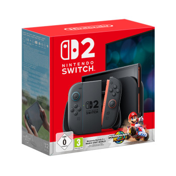 Nintendo Switch 2 Portable Game Console 7.9" Touchscreen Display 256GB UFS Memory USB-C + Mario Kart World Bundle