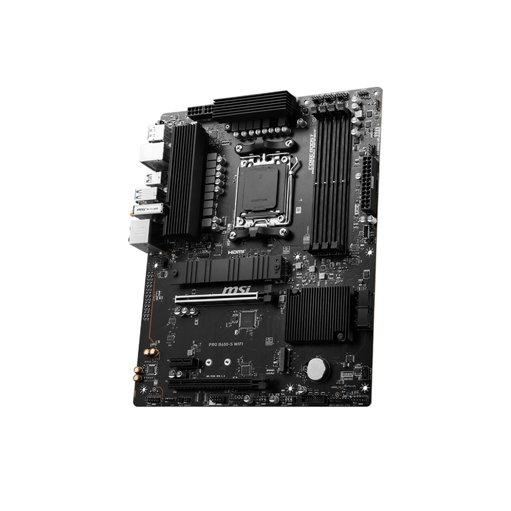 MSI PRO B650-S WIFI ATX Motherboard AMD B650 Socket AM5