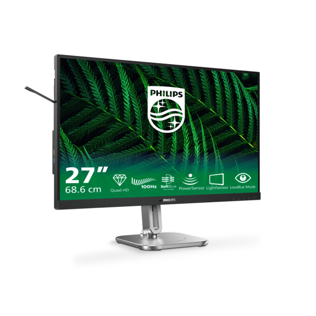 Philips 27B2G5500 27" IPS QHD 100Hz Height adjustable Energy Efficient Monitor