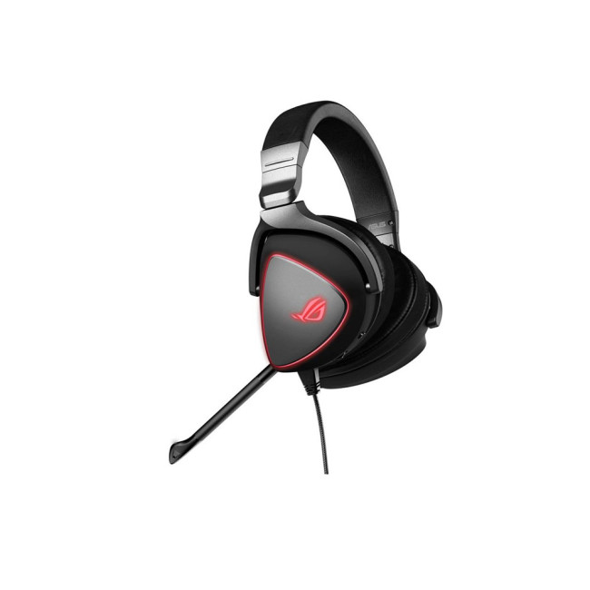 ASUS ROG DELTA Origin Red LED Gaming Headset USB-C/A Ergonomic D-shape Ear Cups - 90YH032O-B2UA00