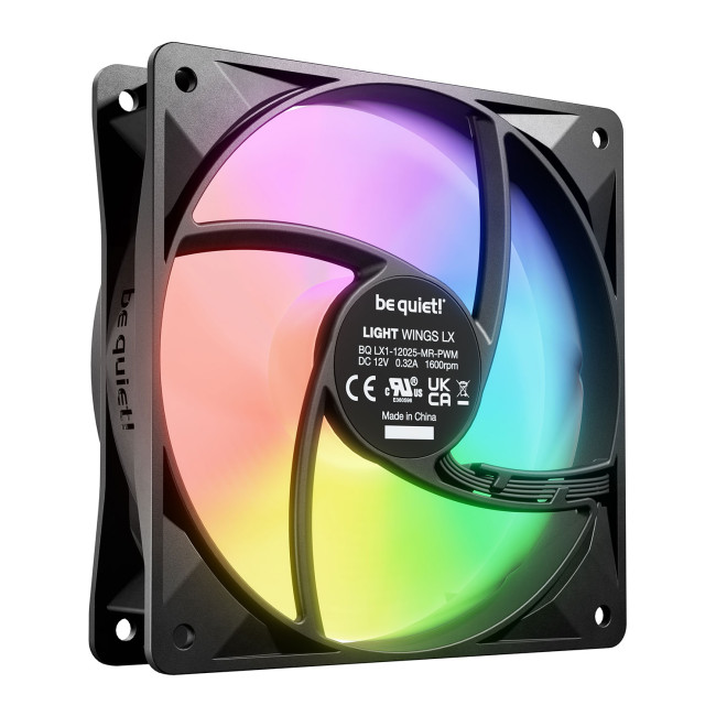 be quiet! Light Wings LX 120mm ARGB PWM Case Fan - Black