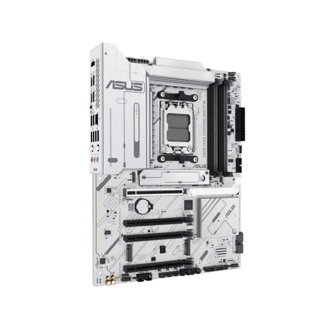 ASUS X870 MAX GAMING WIFI7 White DDR5 ATX Socket AM5 Motherboard