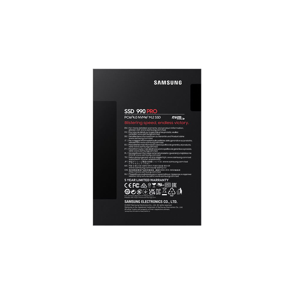Samsung 990 PRO MZ-V9P2T0GW 2TB M.2 NVMe SSD