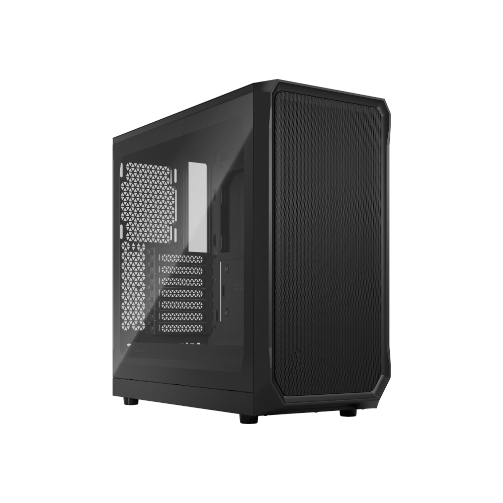 Fractal Design Focus 2 Tempered Glass Mid-Tower ATX PC Case - Black TG