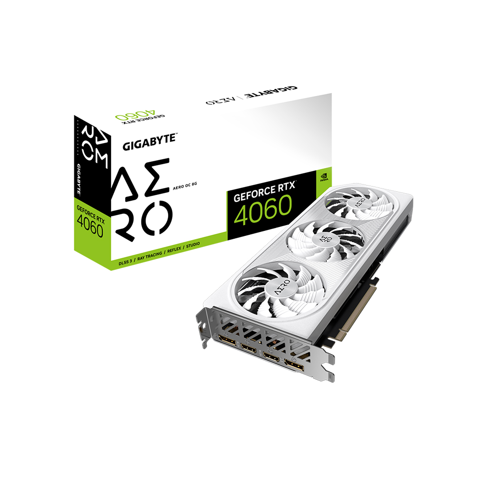 GIGABYTE GEFORCE RTX 4060Ti 8G ほぼ新品 GIGABYTE GeForce RTX 4060 AERO GV-N4060AERO OC-8GD GPU