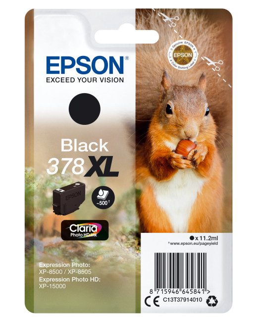 Epson C13T37914010 (378XL) Ink cartridge black 500 pages 11ml