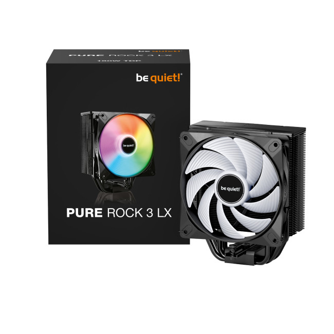 be quiet! Pure Rock 3 120mm Air CPU Cooler - Black