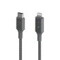 Belkin Smart LED USB-C to Lightning USB C Grey Straight Straight Aluminium