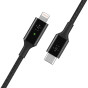 Belkin Smart LED 24 pin USB-C to Lightning Cable 1.2 m - Black