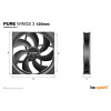 be quiet! Pure Wings 3 120mm 4-Pole Fan Motor Technology 3-pin PC Fan
