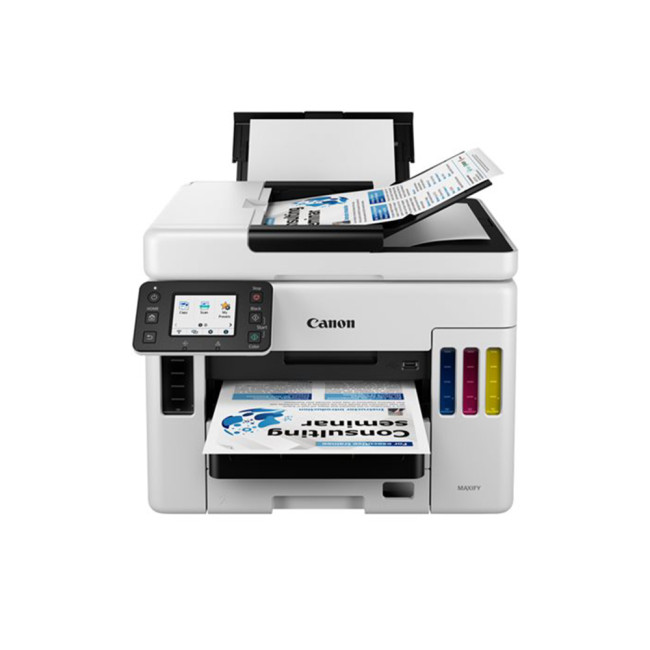 Refurbished Canon MAXIFY GX7050 A5 Colour Multifunction 600 x 1200 DPI Inkjet Printer - No Ink Included