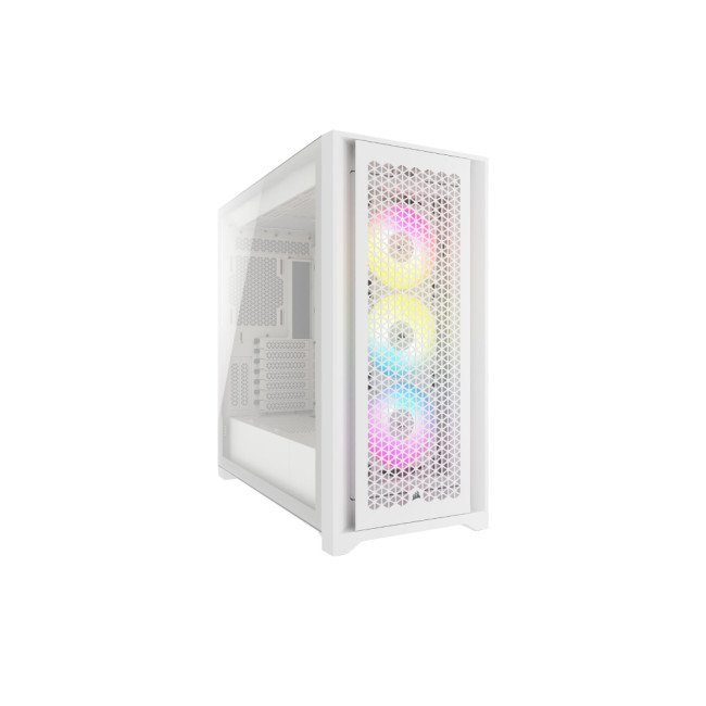 Corsair 5000D RGB Airflow Mid Tower TG ATX Gaming Case - White