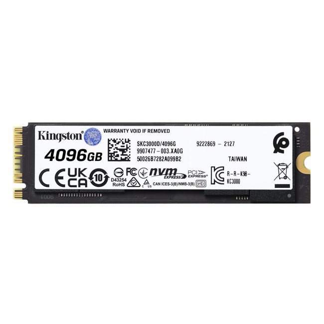 Kingston SKC3000D/4096G 4TB M.2 2280 NVMe PCIe 4.0 SSD