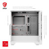 MSI MAG FORGE 320R AIRFLOW Tempered Glass Mid Tower PC Case - White