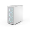 Fractal Design Epoch ATX Mid Tower Gaming PC Case - White TG RGB Clear