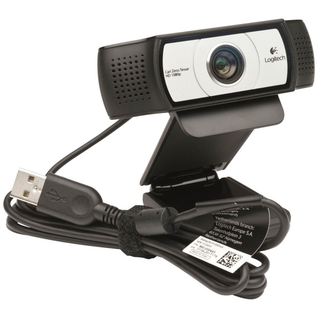 Logitech C930e USB 30fps Webcam Black - 960-000972