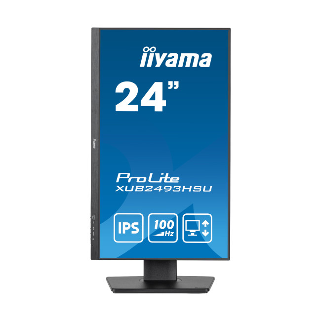 iiyama ProLite XUB2493HSU 24" IPS Full HD 100Hz Height Adjustable Monitor with Speakers