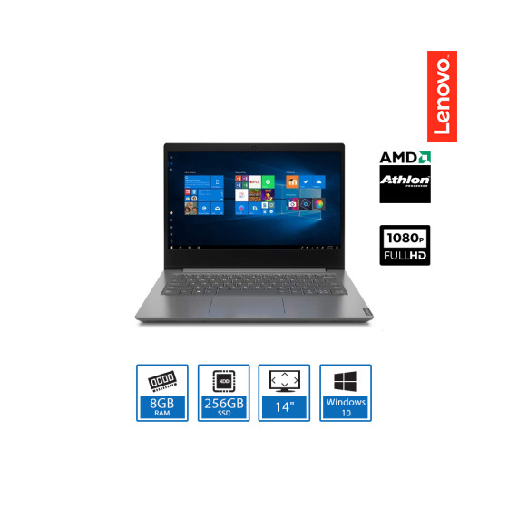 Lenovo V14-ADA Laptop AMD Athlon Gold 3150U 8GB RAM 256GB SSD 14" FHD Win 10 H