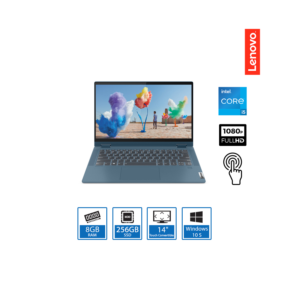 Lenovo IdeaPad Intel Core i5-1135G7 8GB RAM 256GB SSD 15.6 Full HD  Touchscreen Laptop