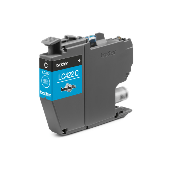 Brother LC422C Cyan 550 Pages Yield Ink Cartridge