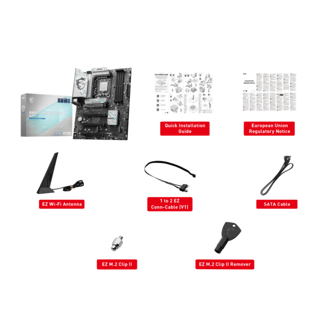 MSI B860 GAMING PLUS WIFI ATX DDR5 Intel LGA 1851 Motherboard