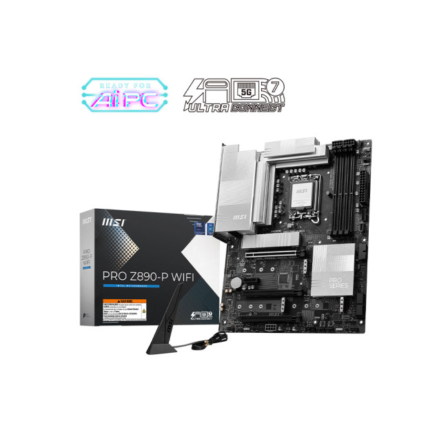 MSI Intel PRO Z890-P WIFI DDR5 PCIe 5.0 ATX Motherboard
