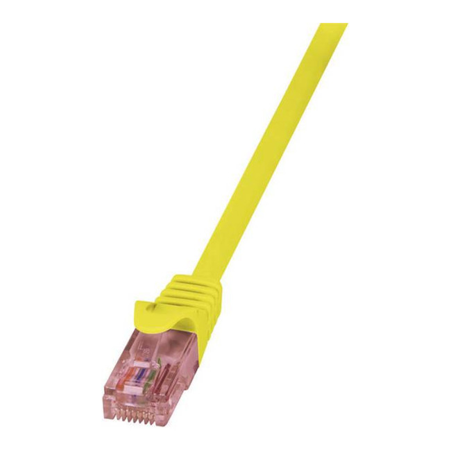 Logilink CQ2077U Cat.6 U/UTP Prime Line Patch Cable, 5 Meter Length, Yellow