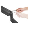 Neomounts DS70PLUS-450BL1 Monitor arm 17-49" - gas spring - Topfix