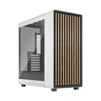 Fractal Design North XL Tempered Glass Full Tower E-ATX PC Case - Chalk White TG Clear