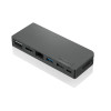 Refurbished Lenovo Powered USB-C Travel Hub Wired Docking Station 10,100,1000 Mbit/s Grey