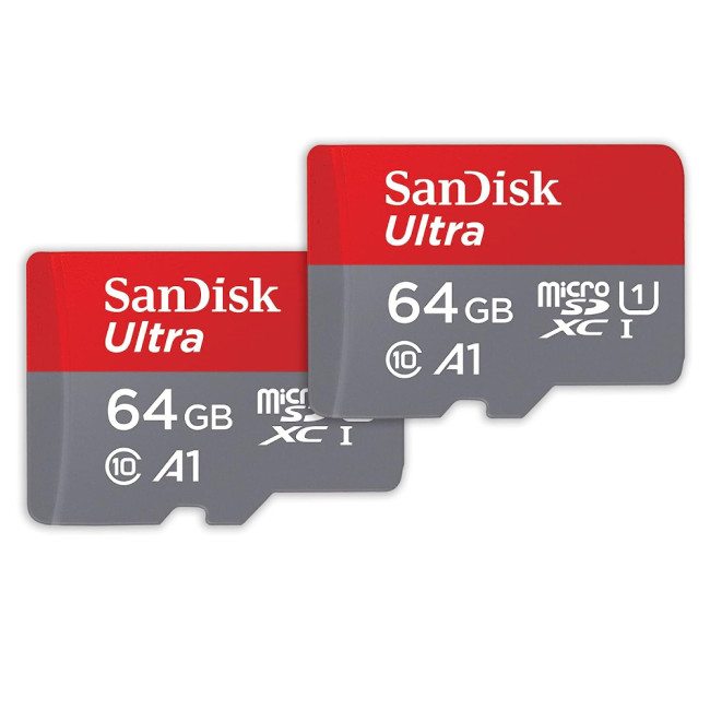 SanDisk Ultra 64GB microSDXC Memory Card