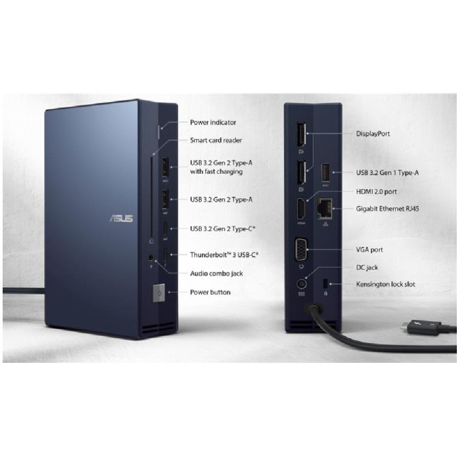 ASUS SimPro Dock 2 Thunderbolt 3 Wired Docking Station