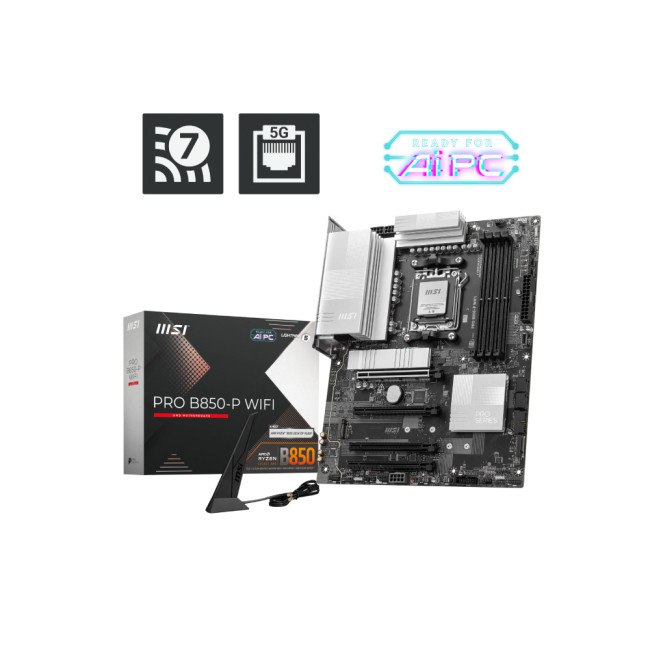 MSI PRO B850-P WIFI ATX DDR5 AMD Socket AM5 Motherboard