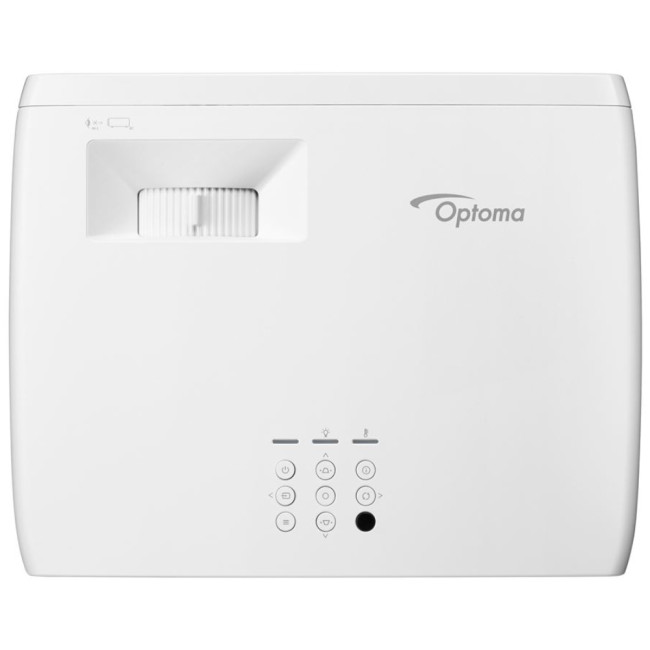 Optoma GT2000HDR Short Throw 1080p 3500 ANSI Lumens DLP Home Entertainment Laser Projector White