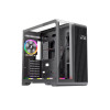 1st Player RT7 BK Tempared Glass Mid Tower Gaming PC Case with 4 x RGB Fans