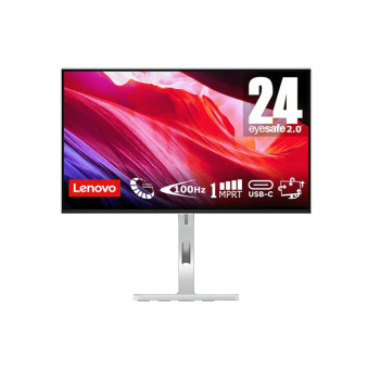 Refurbished Lenovo L series L24m-4A 23.8" Full HD IPS HDMI USB-C Monitor