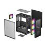 DeepCool 55 V4 C ATX Tempared Glass Mid Tower PC Case - Black
