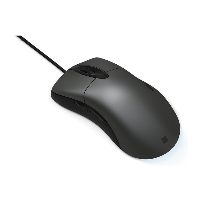 Refurbished Microsoft Hdq-00010 Wired Scrolling Blue Track Technology Mouse - Grey