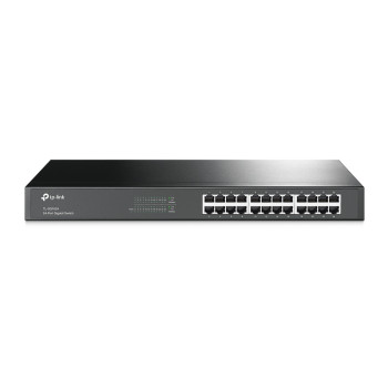 TP-LINK TL-SG1024 48 Gbit/s Rack Mountable Unmanaged 24 x Gigabit Ethernet RJ45 Network Switch