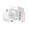DeepCool CH560 WH Mid Tower Tempered Glass Gaming PC Case - White